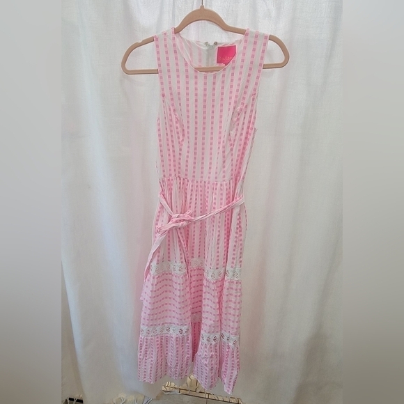 Lilly pulitzer Maybella tiered Midi dress size 4. - Picture 3 of 12